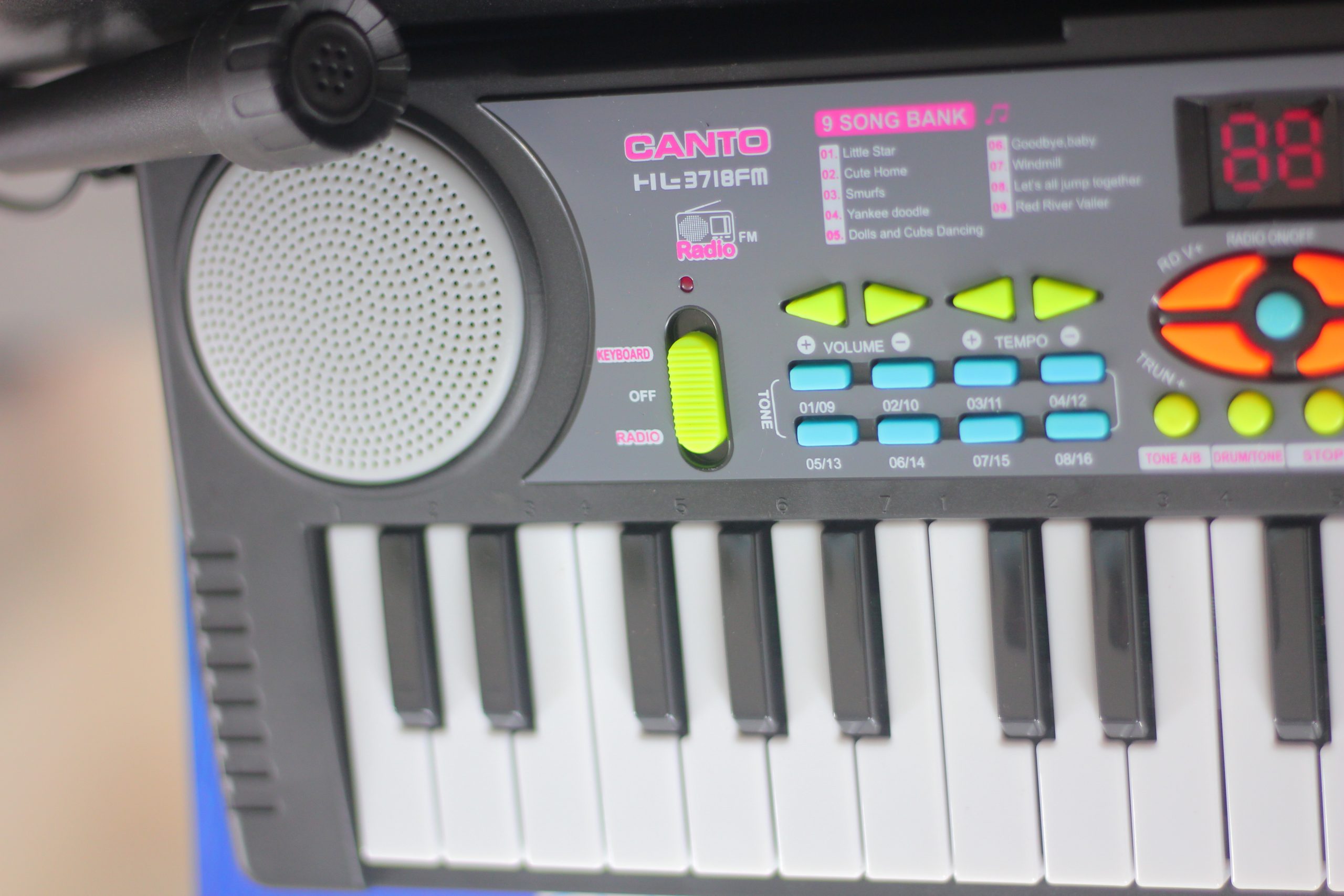 Canto Electronic Keyboard with Mic - Image 9